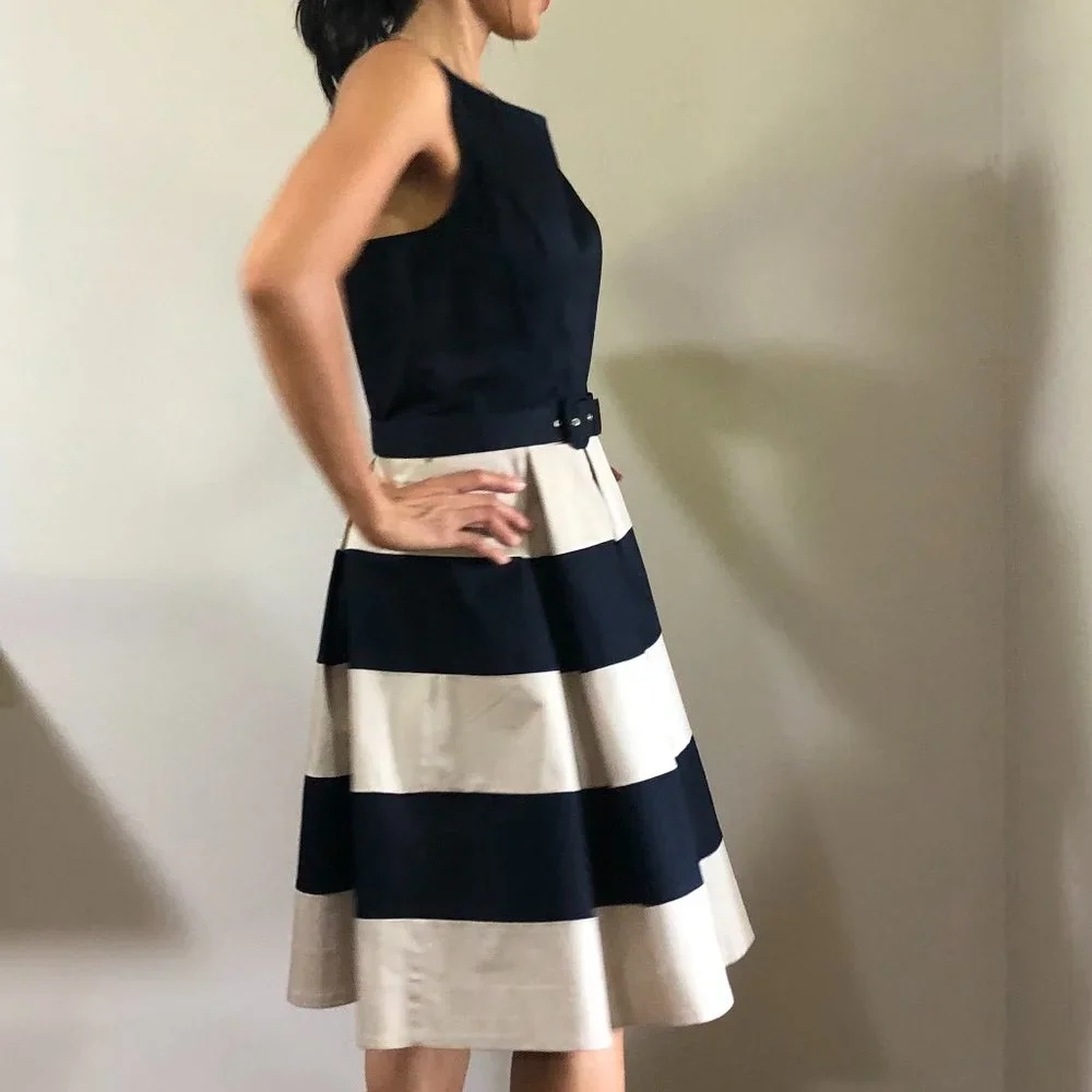 NWT. Banana Republic Cotton A-Line Dress - Picture 6 of 11